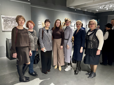 БДАМЛМ на адкрыцці выставы «Андрей Бембель. Дорогами эпохи» у Нацыянальным мастацкім музеі