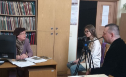 Здымкі нацыянальнага фільма кінастудыяй &quot;Беларусьфільм&quot; на падставе дакументаў фондаў асабістага паходжання БДАМЛМ