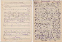 А.Багатыроў, сл. П.Глебкі. Пад цёмным ляском. Песня для хору. 1939,1966