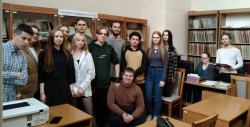 Сустрэча са студэнтамі БДУ ў Беларускім дзяржаўным архіве-музеі літаратуры і мастацтва