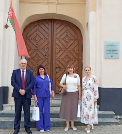 Прадстаўнікі дэлегацыі Санкт-Пецярбурга наведалі БДАМЛМ.