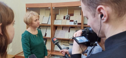 Адкрыццё літаратурна-дакументальнай выставы “Перад сабой і светам будзь праўдзівы…” у БДАМЛМ
