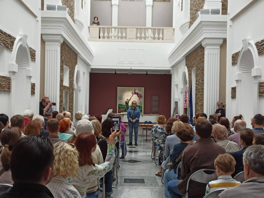 Участие БГАМЛИ в презентации выставки к 100-летию Б.Аракчеева в Национальном художественном музее