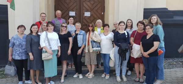 Экскурсія ад БДАМЛМ для настаўнікаў з ДУА “Мінскі абласны інстытут развіцця адукацыі”